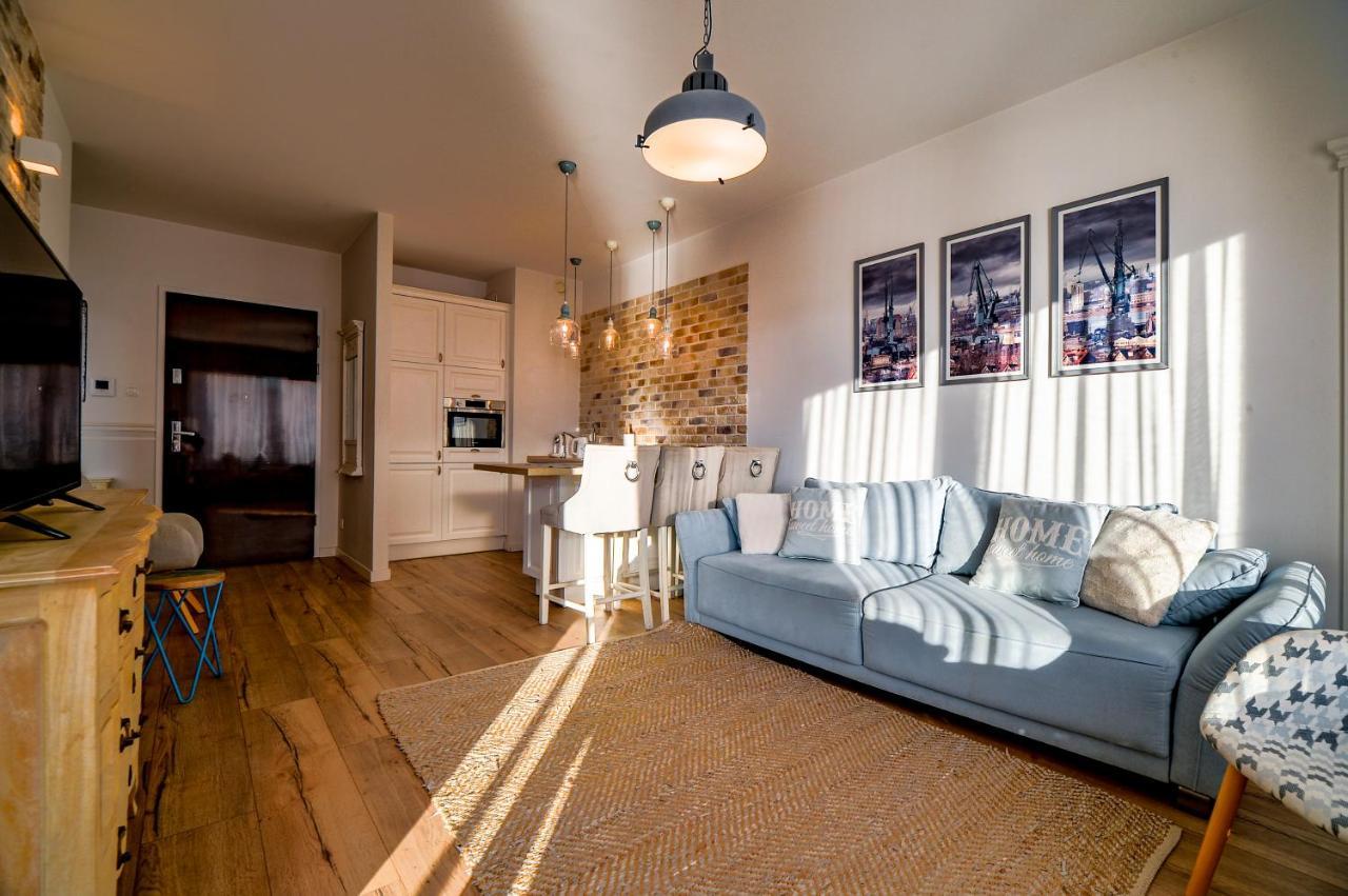 Citystay Brabank Apartament Nad Motlawa Gdańsk Eksteriør billede