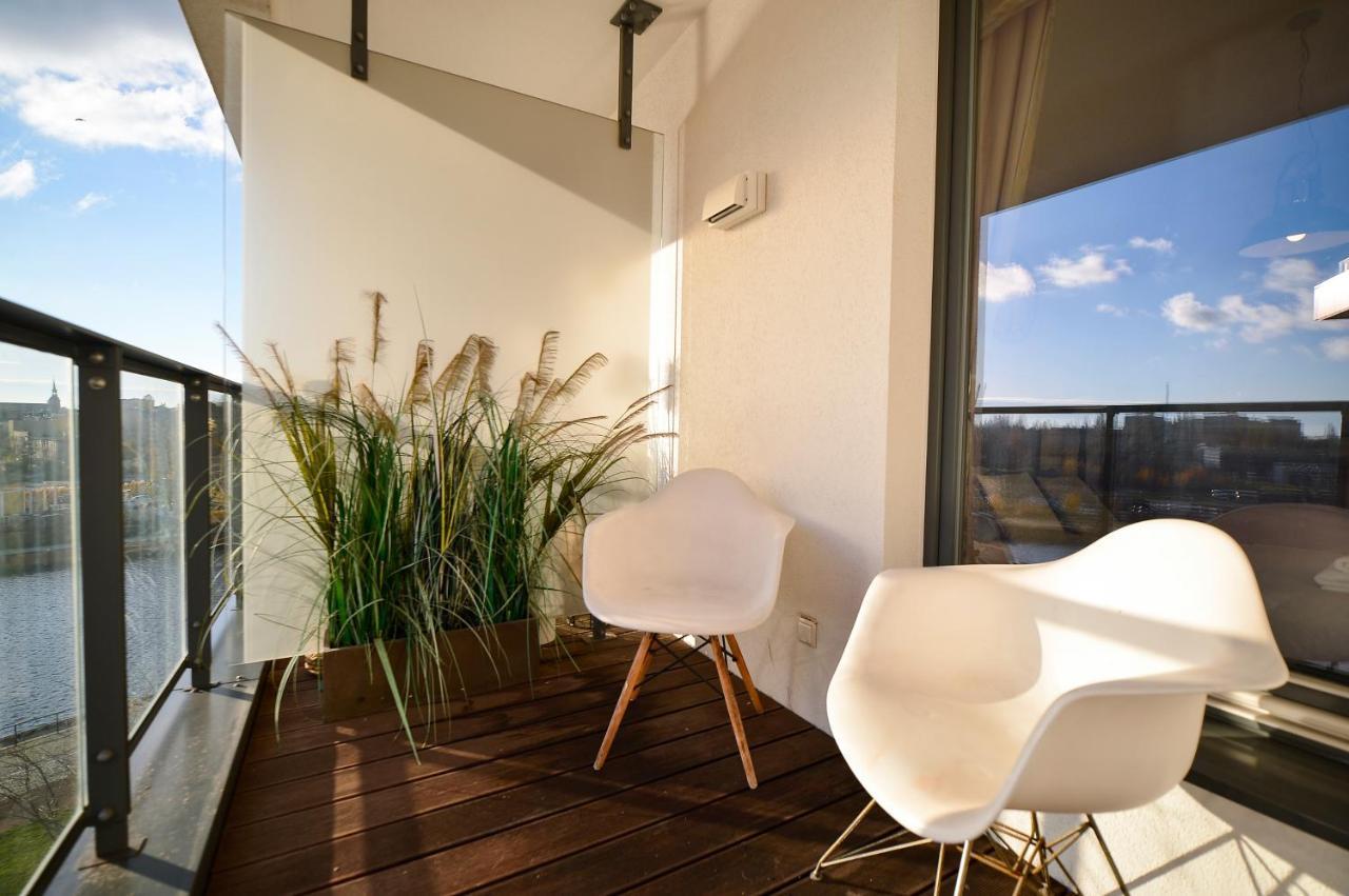 Citystay Brabank Apartament Nad Motlawa Gdańsk Eksteriør billede